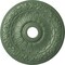Ekena Millwork Swindon Ceiling Medallion (Fits Canopies up to 6 1/8"), 24"OD x 4"ID x 1 1/2"P, Athenian Green CM24SWAGF - alternate 1